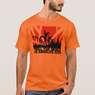 世界のロサンゼルスの2009年の~のオレンジを感動させて下さい Tシャツ