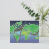 世界のワイヤ – 海底ケーブル ポストカード (スタンド正面)