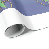 世界のワイヤ – 海底ケーブル ラッピングペーパー (ロールコーナー)