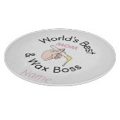 世界のワッ最高のクス・ママ  カッティングボード (角)