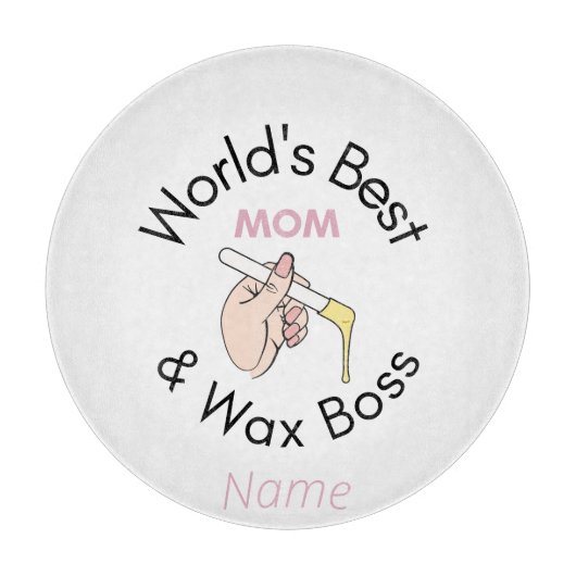 世界のワッ最高のクス・ママ  カッティングボード (正面)