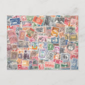 世界のヴィンテージ切手コレクション ポストカード (正面)