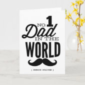 世界の一パパ |父の日カード カード (黄色い花)