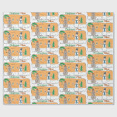 世界の一部からのクリスマスビブ ラッピングペーパー (フラット)