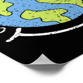 世界の一音素を一度にディスレクシア認識度 ポスター (角)