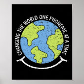 世界の一音素を一度にディスレクシア認識度 ポスター (正面)