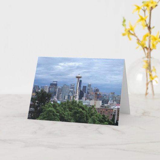 世界の上 カード (黄色い花)