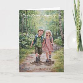 世界の中で疑問に思は、私たちは歩く。 案内状