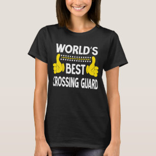 世界の交差最高のガードジョブタイトルCrossing Gua Tシャツ