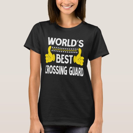 世界の交差最高のガードジョブタイトルCrossing Gua Tシャツ (正面)