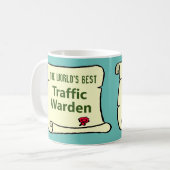 世界の交通最高の監督だ。 コーヒーマグカップ (正面左)
