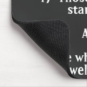 世界の人々の2種類 マウスパッド (コーナー)