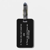 世界の人々の2種類 ラゲッジタグ (裏面縦)