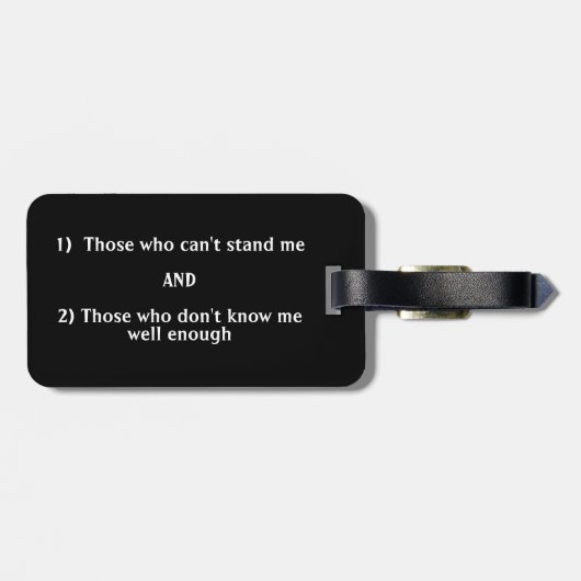 世界の人々の2種類 ラゲッジタグ (裏面横)