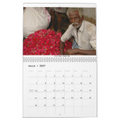 世界の人々 カレンダー (3月 2027)