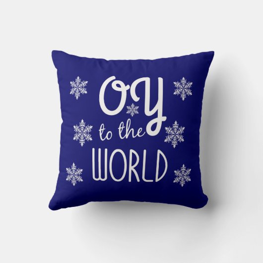 世界の休日のユーモアの装飾用クッションへのOY クッション (裏面)