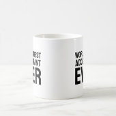 世界の会計士最高のは常に |おもしろい | コーヒーマグカップ (中央)