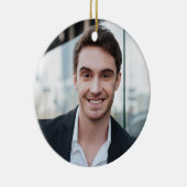 世界の兄弟定義最高の写真クリスマス セラミックオーナメント (右)