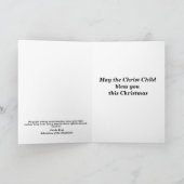 世界の光イエス・クリスマス シーズンカード (内部)