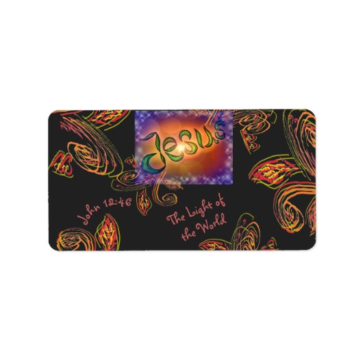 世界の光イエス ラベル (正面)