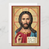 世界の光キリスト シーズンカード (正面/裏面)