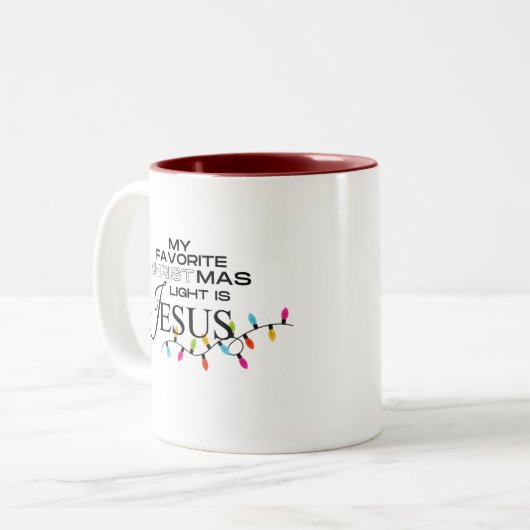 世界の光 ツートーンマグカップ (正面左)