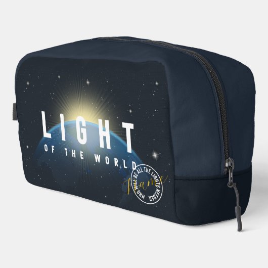 世界の光 |プリントカットソーバッグ ドップキット (右コーナー)