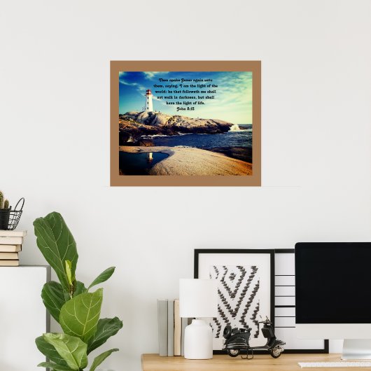 世界の光 ポスター (ホームオフィス)