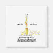 世界の光 マグネット (正面)