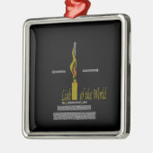 世界の光 メタルオーナメント (左)