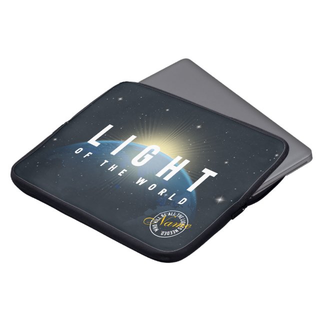 世界の光 | 15" ラップトップスリーブ (正面上部)