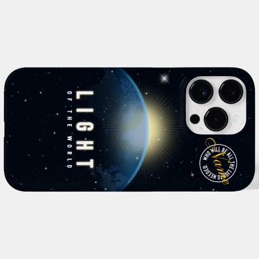 世界の光 | Case-Mate iPhoneケース (裏面 (横))
