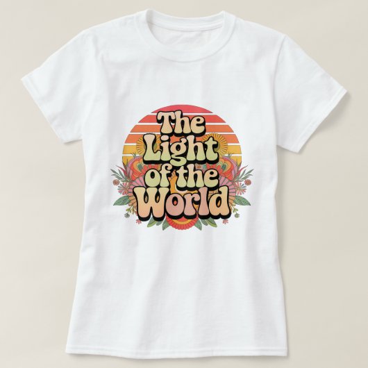 世界の光 Tシャツ (デザイン正面)