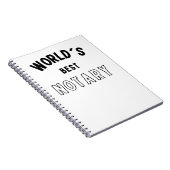 世界の公証最高の人 ノートブック (右側)