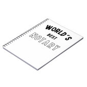 世界の公証最高の人 ノートブック (左側)