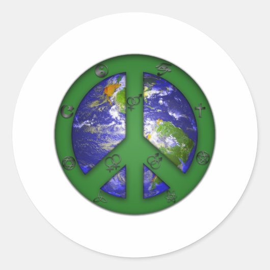 世界の共存 ラウンドシール (正面)