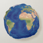 世界の円形の枕 ラウンドクッション (裏面)