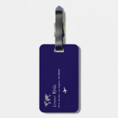 世界の冒険 – さあ… ラゲッジタグ (裏面縦)