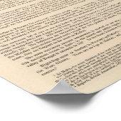 世界の写真または雨の地図が続いた ポスター (角)