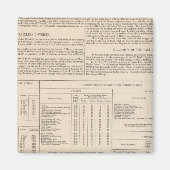 世界の写真または雨の地図が続いた マグネット (正面)