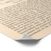 世界の写真または雨の地図 ポスター (角)