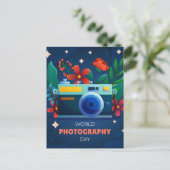 世界の写真デー ポストカード (スタンド正面)