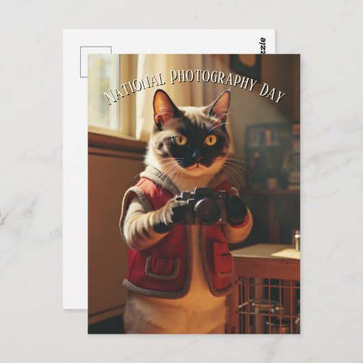 世界の写真デー ポストカード (正面/裏面)