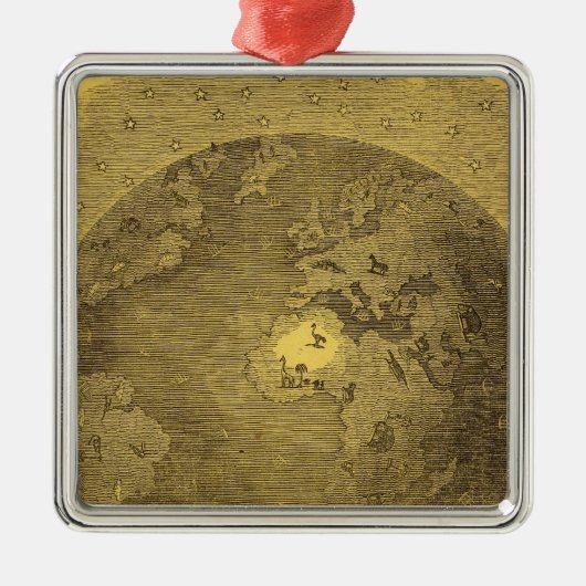 世界の写真 メタルオーナメント (正面)