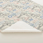 世界の切手パターン シェルパブランケット (3/4)