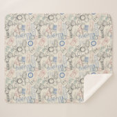 世界の切手パターン シェルパブランケット (正面(横))