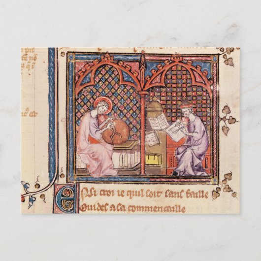 世界の創造主と作家 ポストカード (正面)