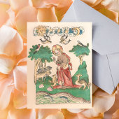 世界の創造 – 聖書中世の写本 ポストカード