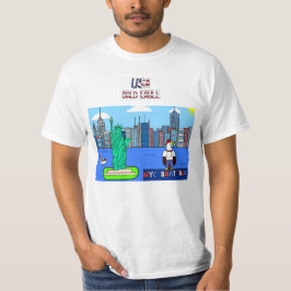 世界の動物シリーズ アメリカ:ハクトウワシ Tシャツ