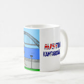 世界の動物,オーストラリア:カンガルー&コアラ コーヒーマグカップ (正面右)